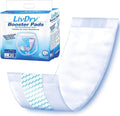 Unisex Incontinence Booster Pads | Extra Absorbent Passthrough Pad | Regular Length (20-Pack)